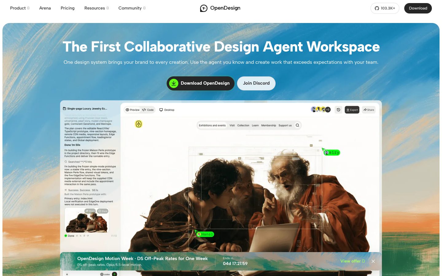 OpenDesign preview