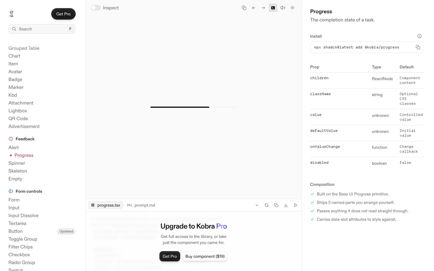 Progress (Kobra) preview